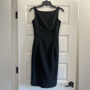 Express Women’s Stretch Black Bodycon Dress Midi Size Cocktail Dress 1/2